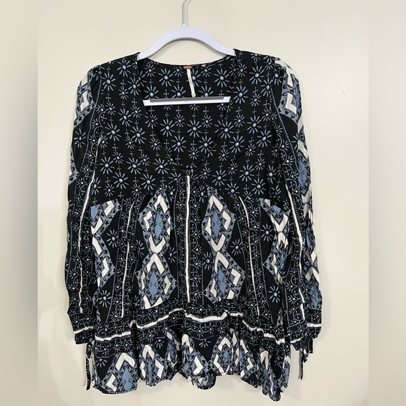 Free People Flowy Boho Viole Bay Tunic Size XS - Picture 1 of 9